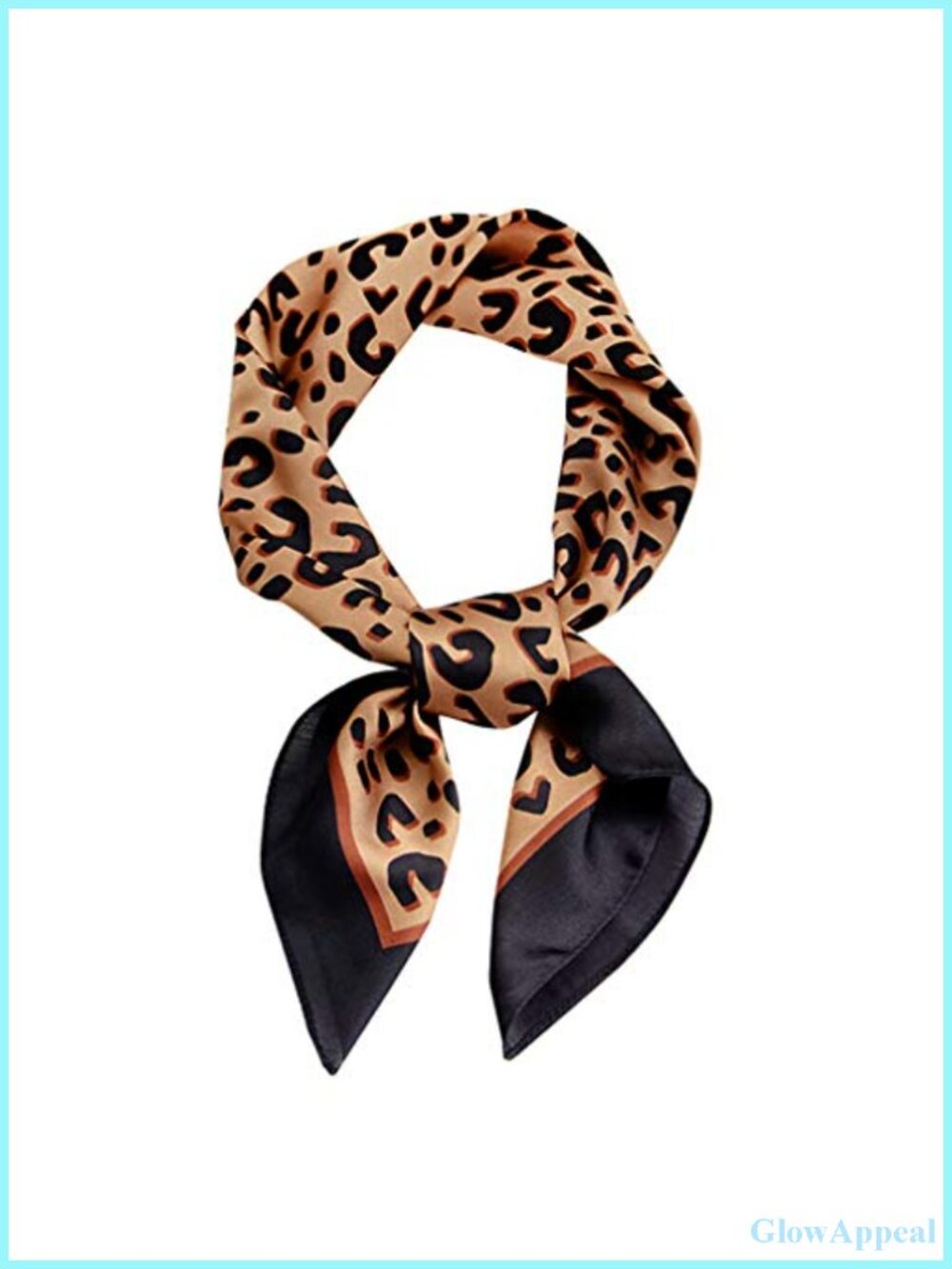 Animal Print Silk Touch Square Scarf, Neck Scarf for Women, Hair Scarf & Purse